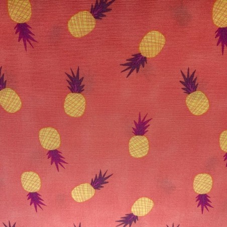popeline de coton Art gallery Fabrics "Ananas "