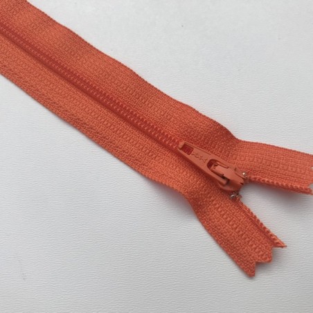 Fermeture zip nylon 18cm Orange