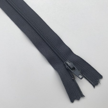 Fermeture éclair zip nylon 18cm gris